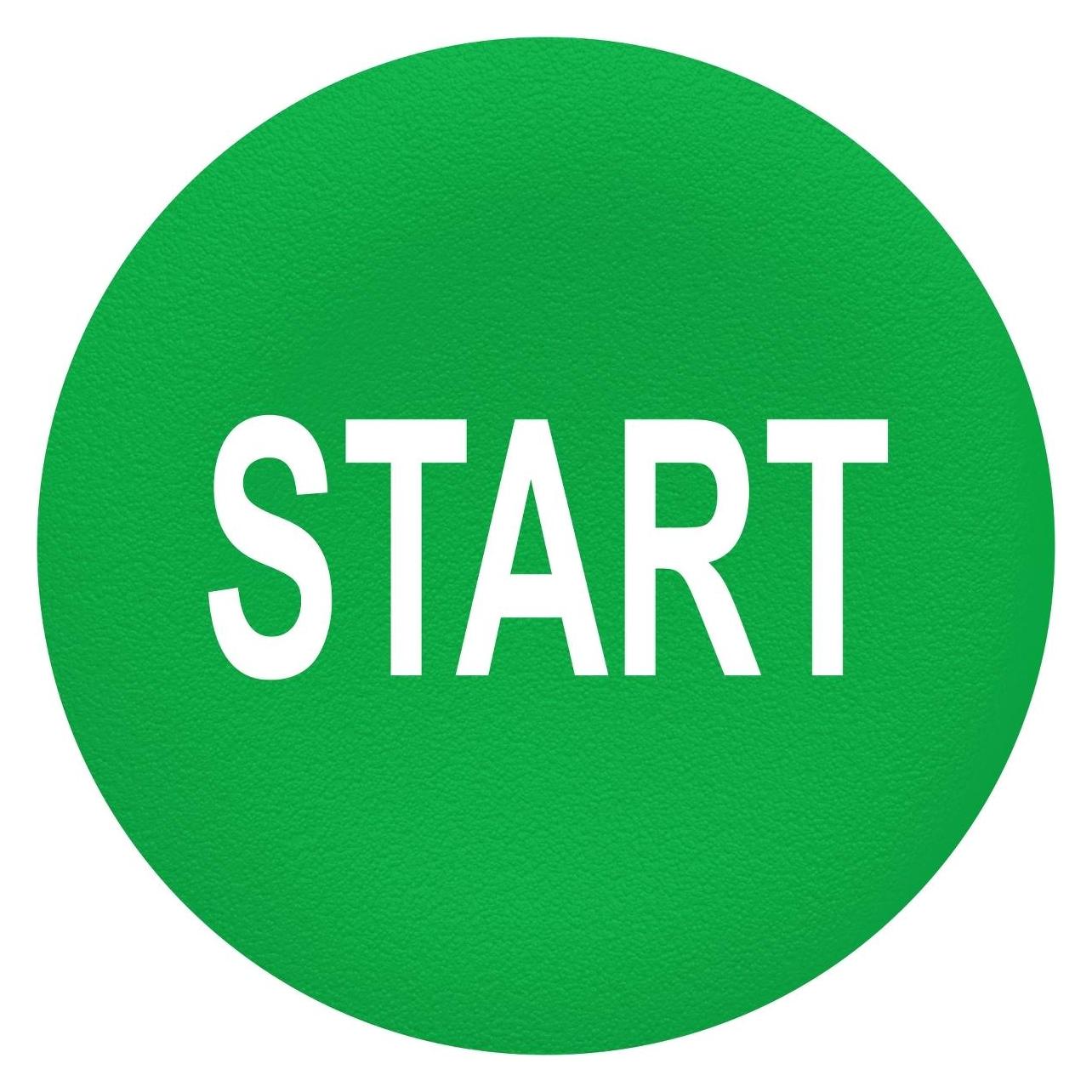 Schneider Electric Tastensch., grün, Beschrif. START, weiss, ZBA333 (ZBA333)