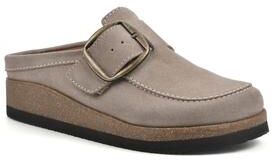 Women's Bueno Casual Flat by White Mountain in Taupe Suede (Size 7 M)
