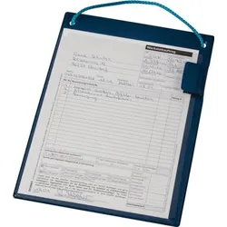 Eichner Auftragstasche mit Klettverschluss Kordel und Tasche blau - 9015-00285