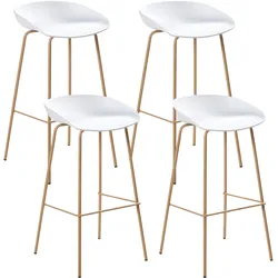 BARHOCKER 4er-Set Hellbraun Venlo