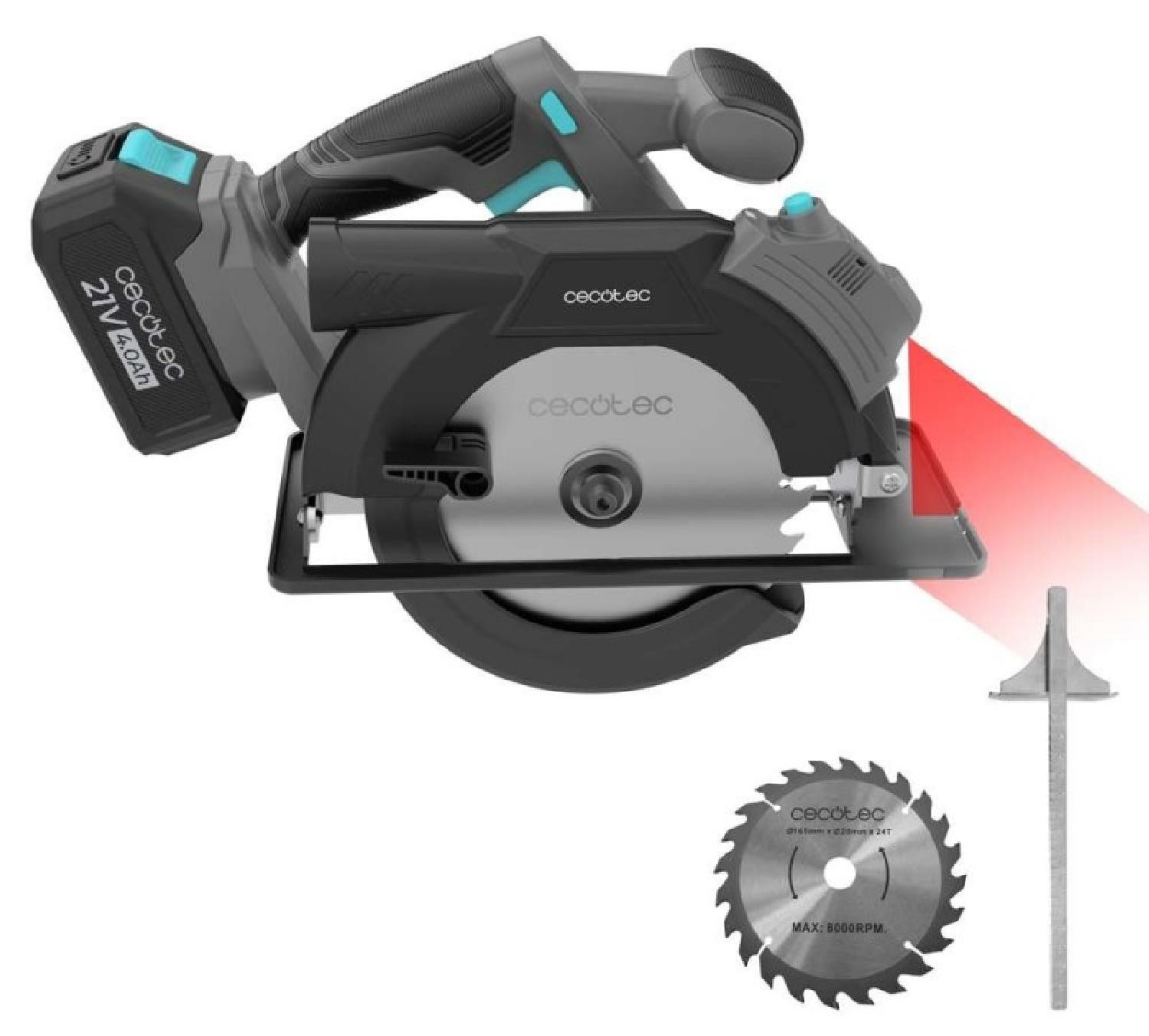 Cecotec Directprecission 8000 Vision eenhandige klem, zilver
