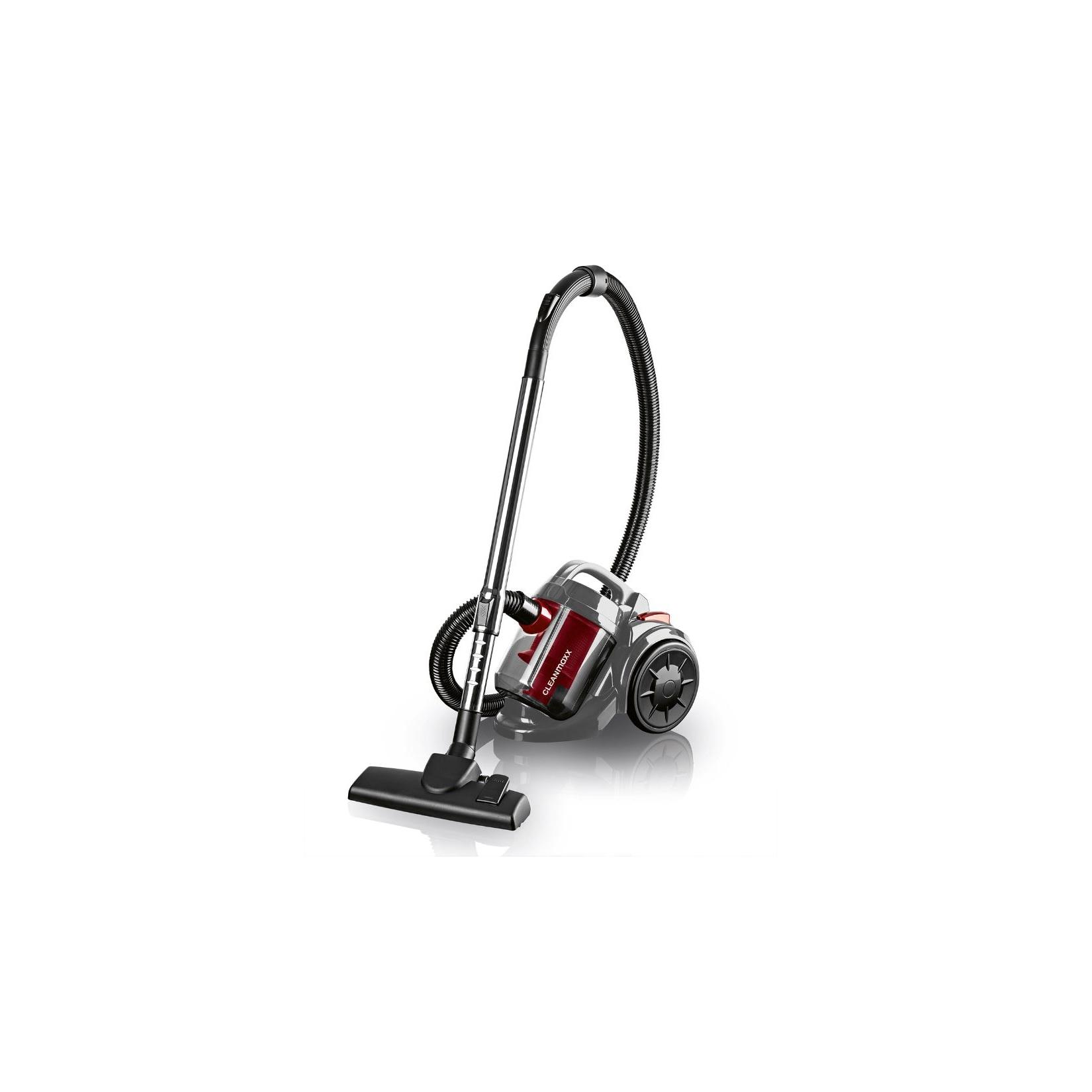 CLEANmaxx Zyklon-Staubsauger 800W schwarz/rot