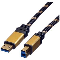 ROLINE GOLD USB 3.2 Gen 1 Kabel, Typ A-B, 3 m 11.02.8903