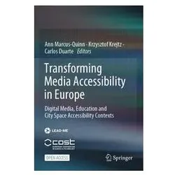 Transforming Media Accessibility in Europe, Fachbücher von Carlos Duarte, Krzysztof Krejtz