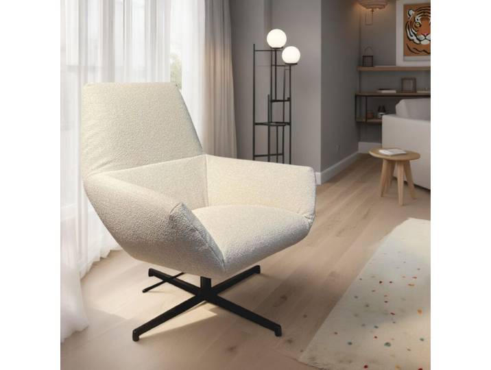 freistil by Rolf Benz 145 Sessel in Teddystoff Modern