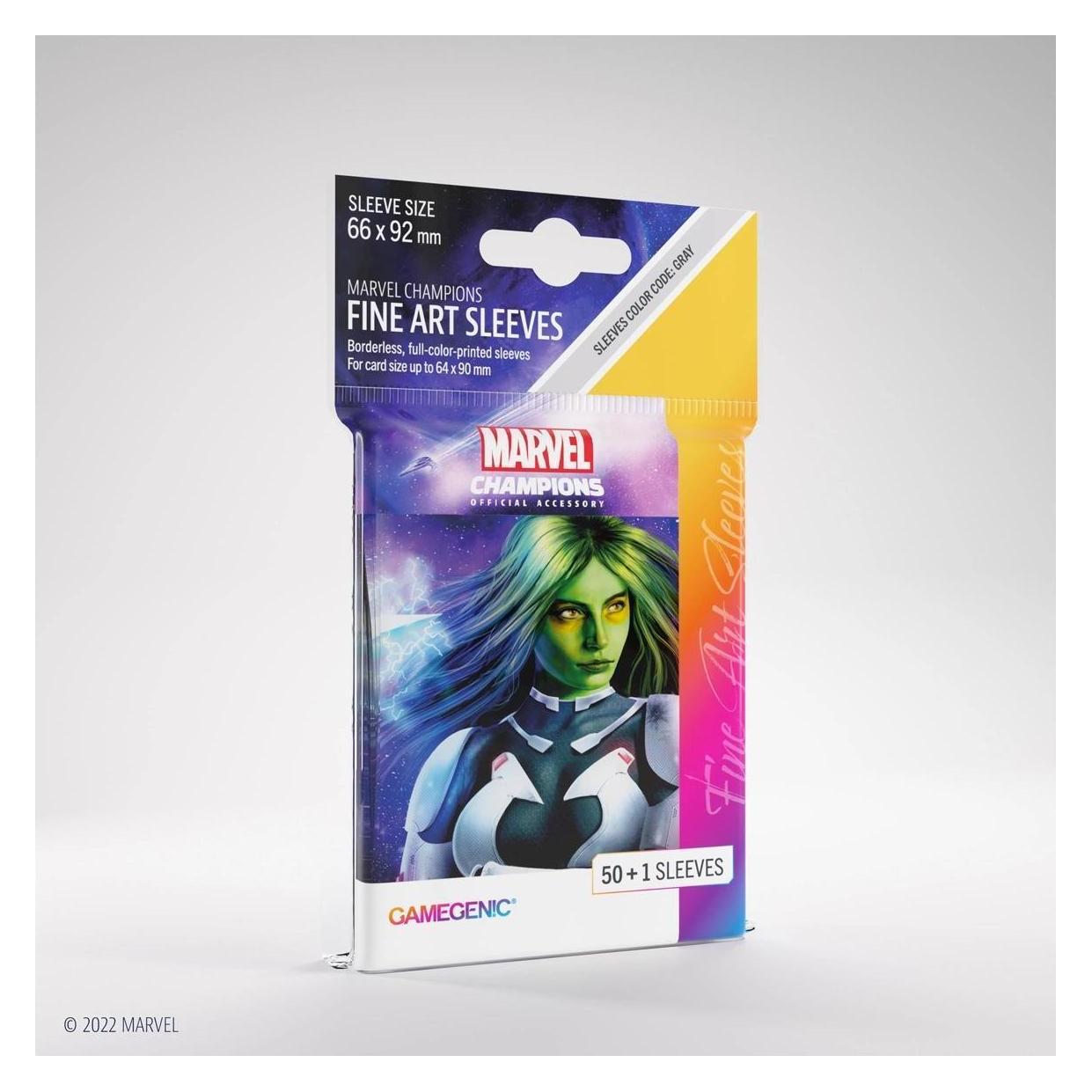 Gamegenic Marvel Champions FINE ART Sleeves - Gamora (Einzelpack) (GGS15017)
