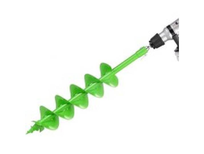 VEVOR grondboor voor boor, Ø 15x80 cm grondboor, compatibel met boorbits met een binnendiameter van 20 mm, grondboor, tuinboor, paalboorbevestigingen voor tuingraafmachines en hekken