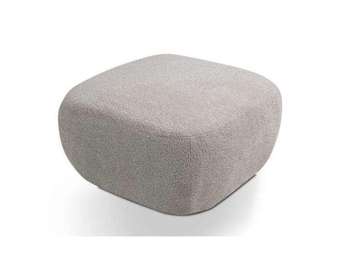 Sepro Meble Hocker Dunkelgrau LIO Bezug Abriamo Auf Schwarzen Niedrigen Beinen, Grau, 75x39x75 cm, Wohnzimmer, Sessel, Hocker & Hockerbänke, Sitzhocker