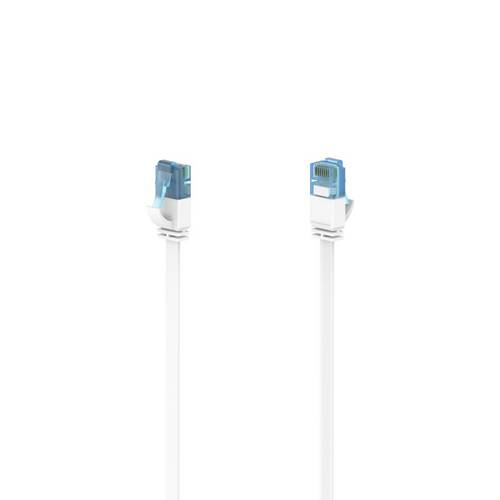 Hama 00200685 Netzwerkkabel, CAT-6a, 10 Gbit/s, U/UTP, flach, 5,00m