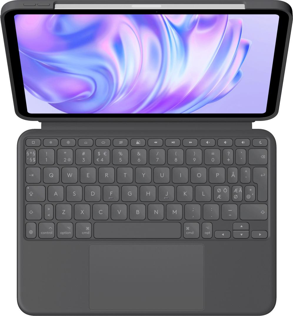 Logitech Combo Touch QWERTY Smart Connector voor iPad - Grafiet