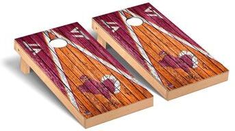 Skip's Garage Virginia Tech Hokies Triangle Cornhole Board Set