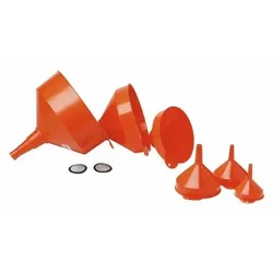 Hardwex Trichter-Set, 6-teilig, mit Messingsieb