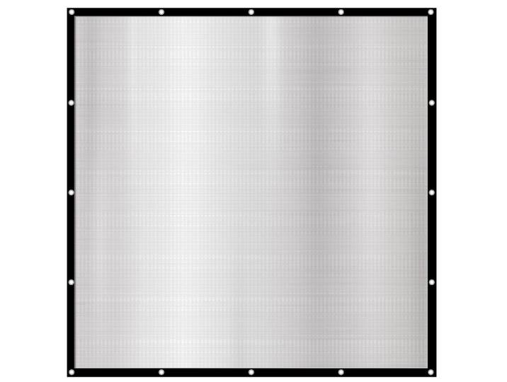 ALUMINIUM-SCHATTENNETZ 2/2 m, Silberfarben