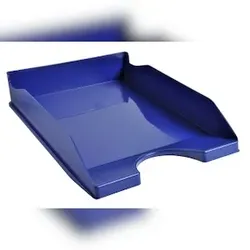 SIGMA Briefablage, DIN A4, blau, Kunststoff, 6 Stück