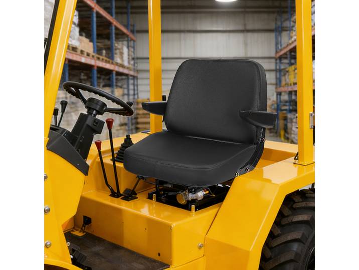 Siège de tracteur, dossier ergonomique réglable, montage facile, siège de tracteur pour tracteurs, excavatrices