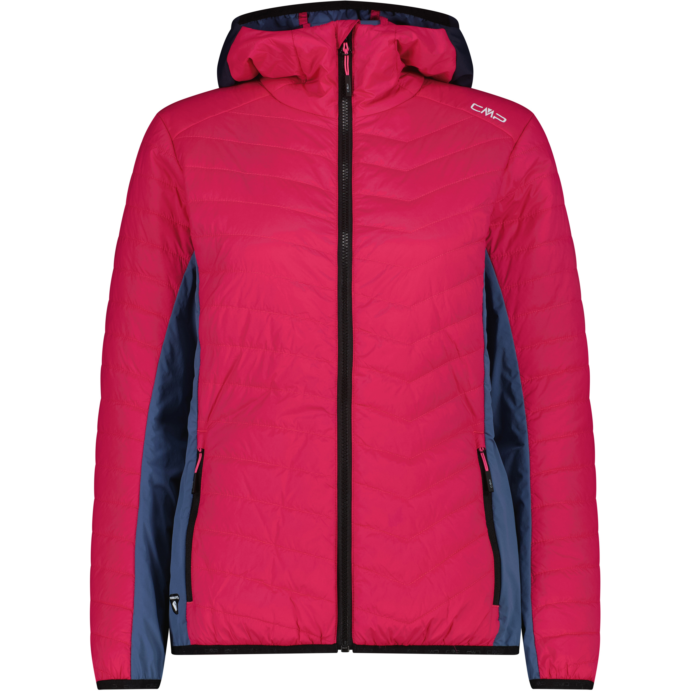 CMP Hybrid Damen Isolationsjacke pink Größe XS Trekking Wasserabweisend
