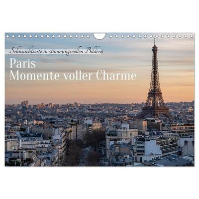 Paris - Momente voller Charme (Wandkalender 2027 DIN A4 quer), CALVENDO Monatskalender