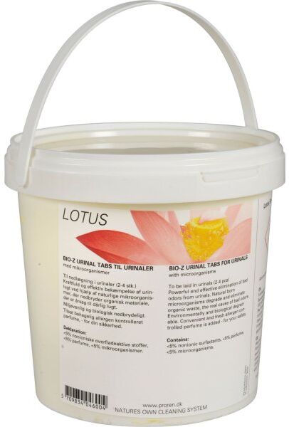 Lotus Bio-Z Urinaltabs, Citronduft, 1 Kg