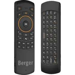 Berger Universal Funkfernbedienung mit Tastatur und Air Mouse