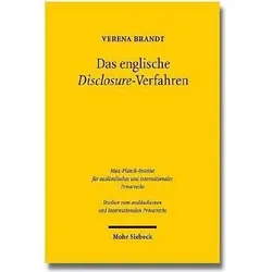 Das englische Disclosure-Verfahren, Fachbücher