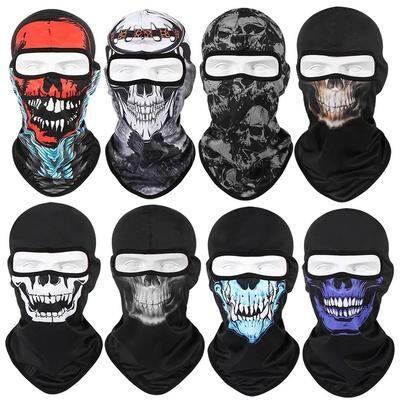 Uplifted Goods Tactical UV Protection Balaclava Full Face Mask For Skiing Cycling And Motorcycle Helmet Liner r