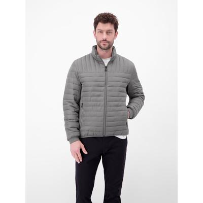 Steppjacke LERROS "Steppjacke, wind- und wasserabweisend, gefüttert", Herren, Gr. 3XL, grau (basalt grau), 100% Polyester, Jacken Steppjacke