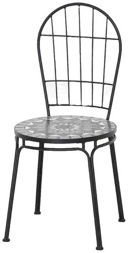 Siena Garden J53782 Como Stapelstuhl Stahl mit Mosaikoptik