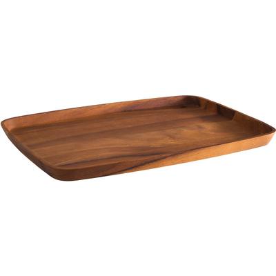 Servierbrett APS, braun (holzfarben), B:25cm H:2cm L:35cm, Massivholz, Schneidebretter, geölt, zum Servieren, Schneiden, Deko