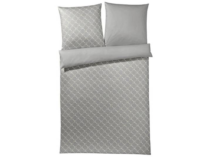 Joop, Mako-Satin-Bettwäsche, Kornblumen-Muster mit nuancierten Farben 155x220 + 1x 80x80 sand