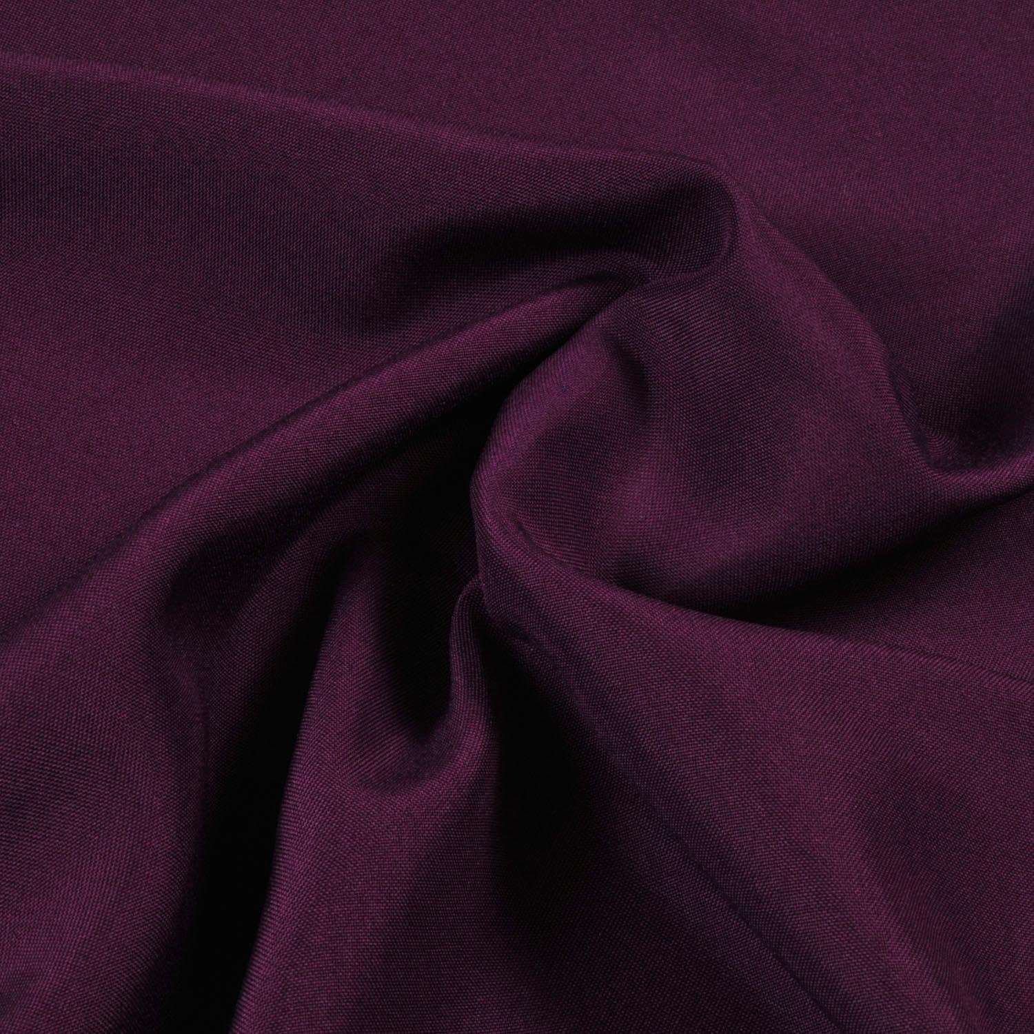 Vorhang GERSTER "Ilia, 1 Stück, Ösen, transparent" Gr. 1, lila (beere), B:140cm H:235cm, Wirkware, Polyester, Gardinen, Vorhang, HxB: 235x140, klasischer Uni Ösenschal beere 235cm, Ösen, 140cm