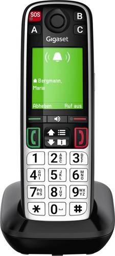 Gigaset EASY 500 Dect-Ladebasis mit 1 x Handset (SOS / LS life style) - schwarz