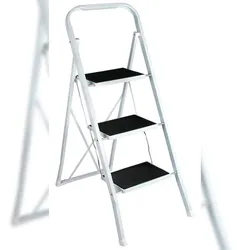 Klapptritt-Leiter mit Antirutsch-Oberfläche 3-stufig 150 KG (Stufentritt)