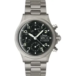 Sinn Instrumentelle Chronographen 356 Flieger 356.020 - schwarz,Stahl - 38.5mm