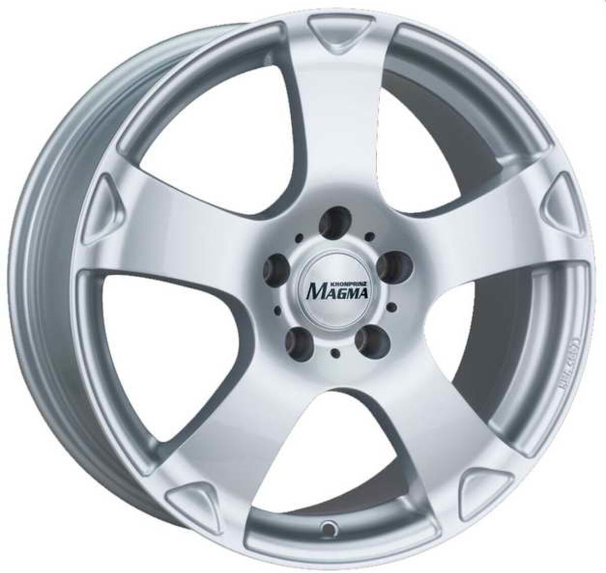 Alufelge 14 zoll MAGMA Seismo 4x100 6J ET38, Farbe Silber