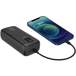 Rebeltec powerbank P30 22,5W 30000mAh 30W schwarz (30000 mAh, 22.50 W, 111 Wh), Powerbank, Schwarz
