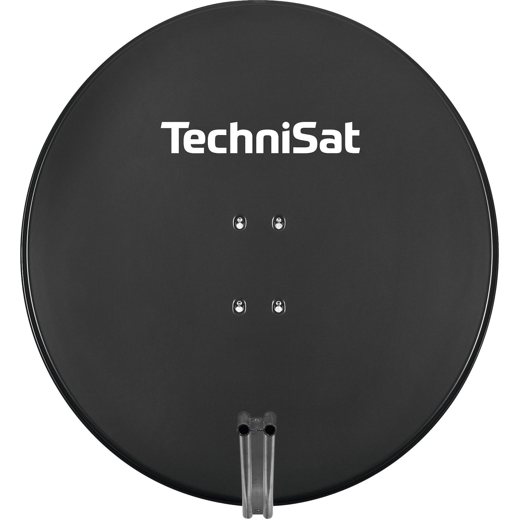 TechniSat SATMAN 850 PLUS 85cm Sat-Antenne inklusive AZ/EL-Halterung rot schiefergrau