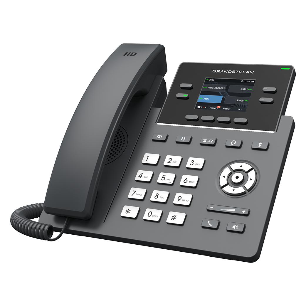 Grandstream GRP2612G IP phone Black 4 lines LCD (GRP2612G)