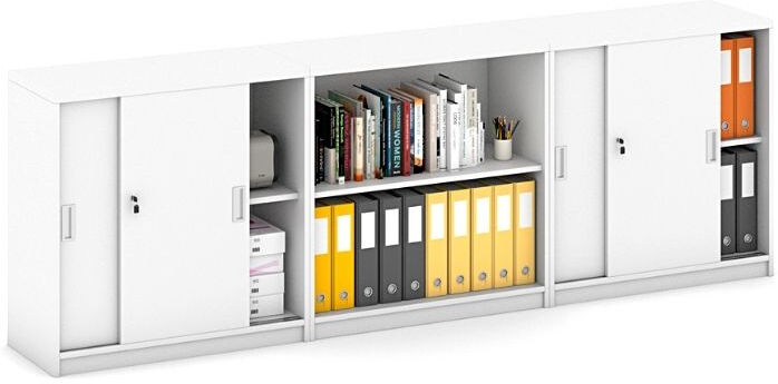 B2B Partner Schrank-Set MIRELLI, Typ II – Weiß