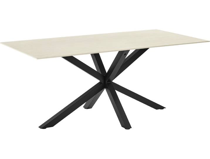 Esstisch GOODPRODUCT Louvelle , weiss (weiß), B:180cm H:75cm T:90cm, Tische, Esstisch