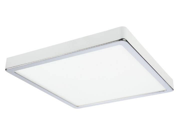 Eglo LED-Deckenlampe Fueva Chrom-Weiss 20.5 W