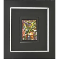Kunstdruck HUNDERTWASSER (BH 43x38,50 cm) - BH 43x38,50 cm