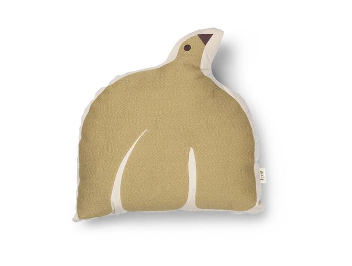 Ferm Living Coussin Swif bird 40x40 cm Silver Fern