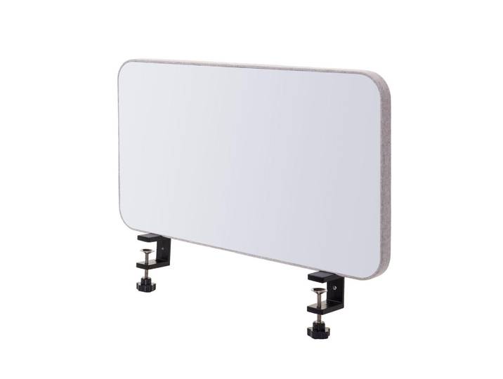 Jamb Tisch-Whiteboard Grau, Weiß, Textil, 35x60x3 cm, Büromöbel, Bürozubehör