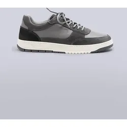 engbers Herren Ledersneaker sportiv Grau regular uni - 44