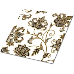 FLIESENAUFKLEBER 9 Stück 30x30 cm selbstklebend Blumenornament