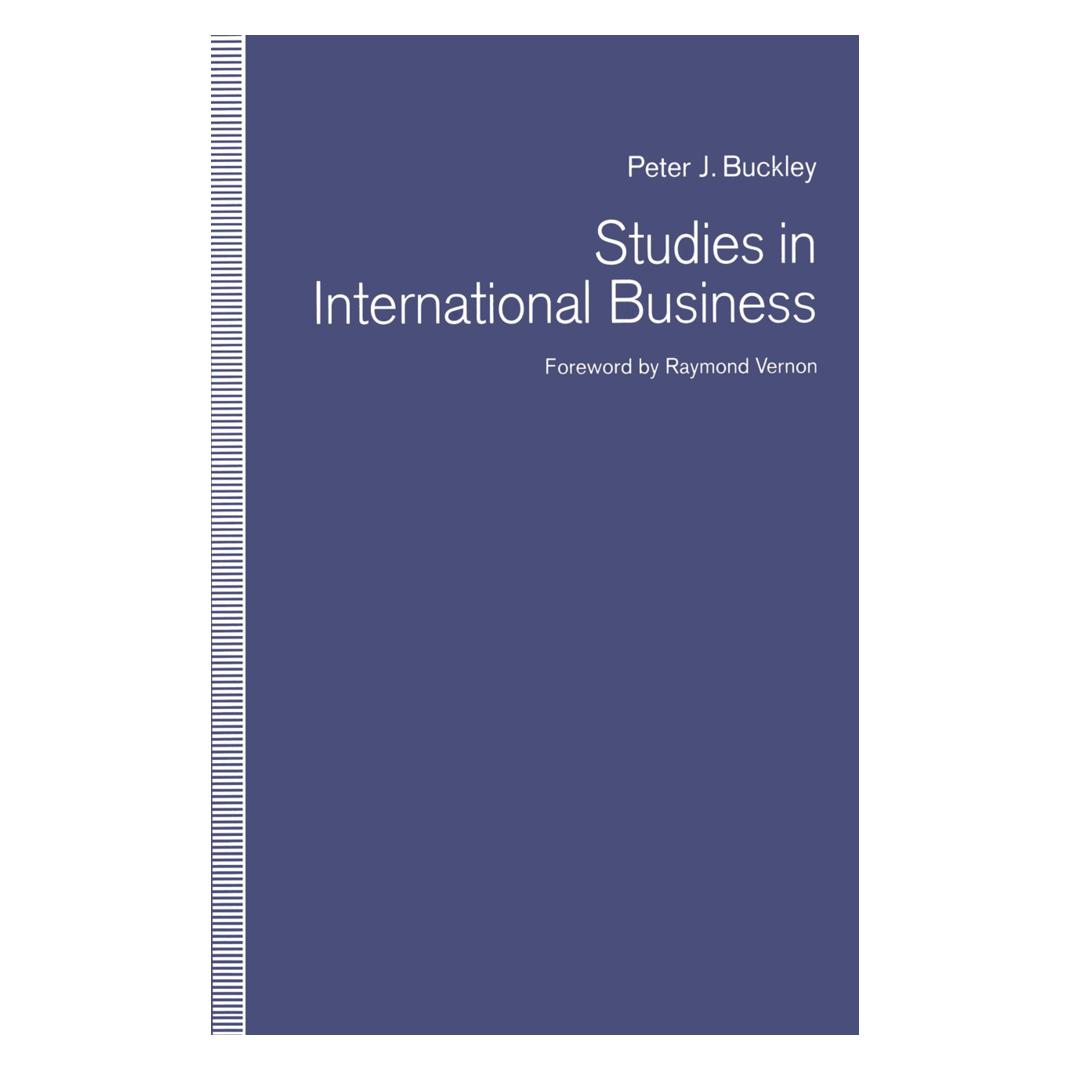 Springer Studies in International Business (Englisch, Softcover, Peter J. Buckley) (55810597)
