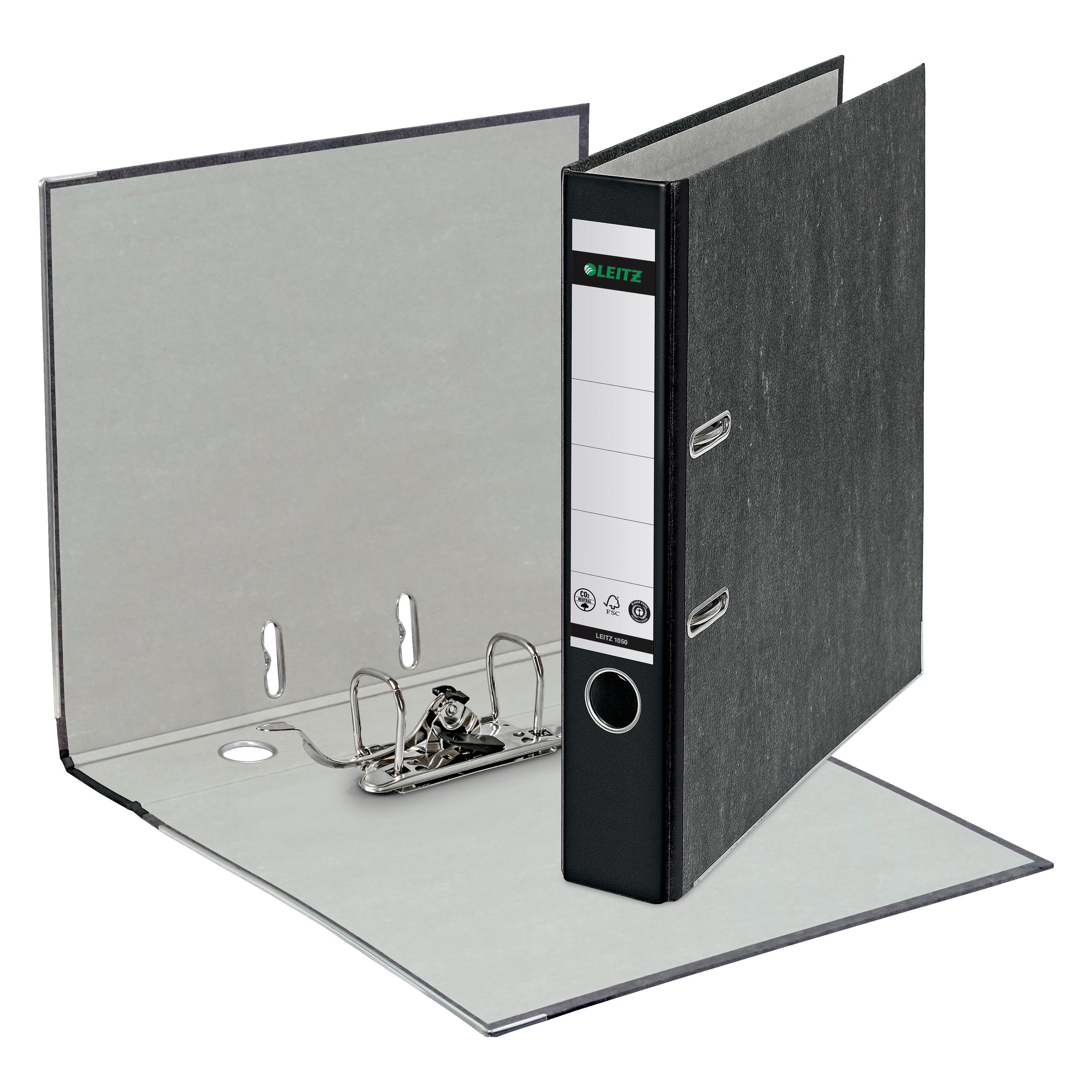 Leitz STANDARD-ORDNER A4 52MM Mit Schlitzen, für Format A4, Pappe (RC), Rckenbreite 52mm. Pate (A4, 52 mm, 1 Stk.) (1050-50-95)