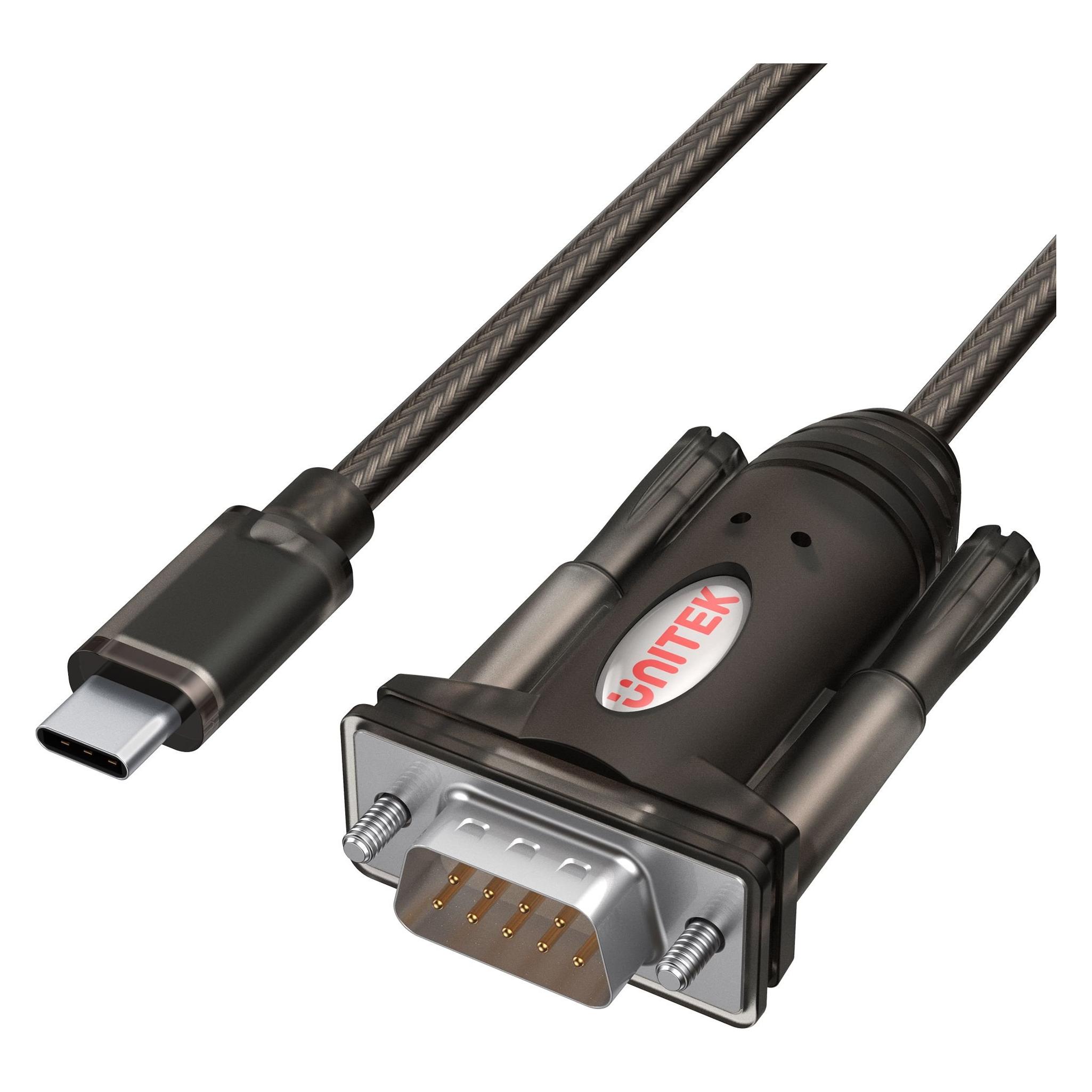 Unitek Y-1105K Serien-Kabel Schwarz 1 5 m DB-9 (1.50 m) (Y-1105K)