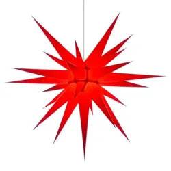 Herrnhuter Sterne 10805 Innenstern i8 rot 80cm ohne Kabel
