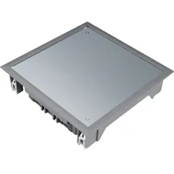 Hager VDQ06057011 Verschlussdeckel Q06 200x200mm für 5mm Bodenbelag aus Polyamid eisengrau